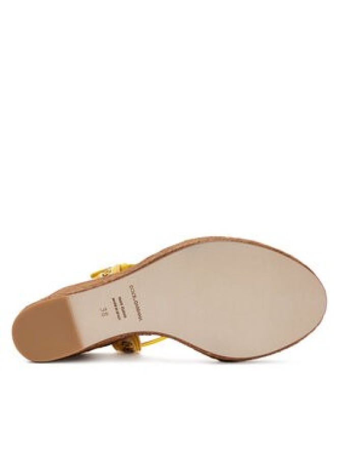 Dolce&Gabbana Espadryle CZ0318 AV804 Żółty