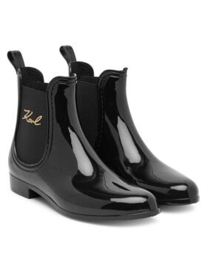 KARL LAGERFELD Kalosze Kalosh II KL94775 Czarny