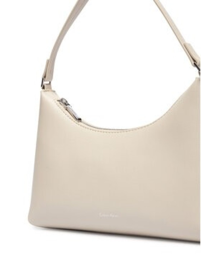 Calvin Klein Torebka Foil Logo Small Shoulder Bag LV04F3890G Kremowy