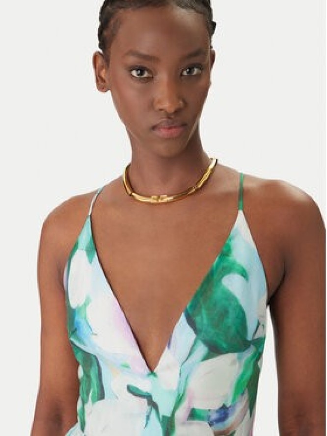 Bardot Sukienka koktajlowa Arletha Halter 59963DB1 Zielony Regular Fit