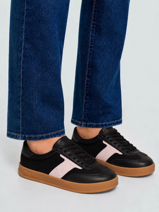 sneakersy damskie czarne rr274827 906