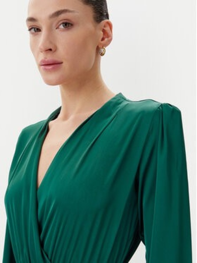 Rinascimento Sukienka wieczorowa CFC0123670003 Zielony Regular Fit