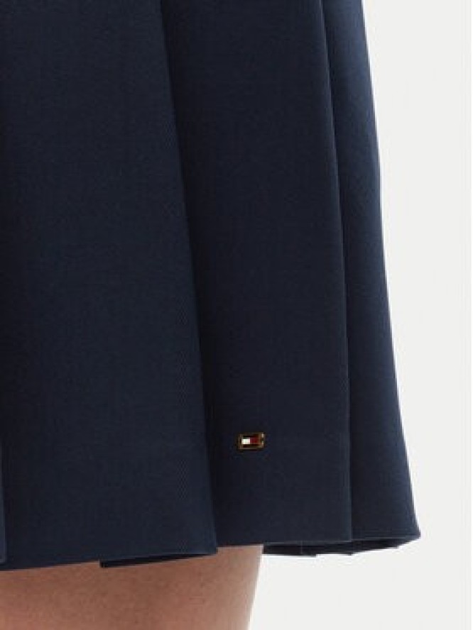 Tommy Hilfiger Spódnica plisowana WW0WW44731 Granatowy Regular Fit
