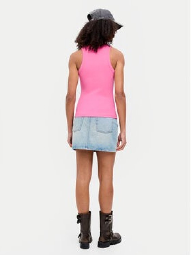 JJXX Top 12224661 Różowy Rib Fit