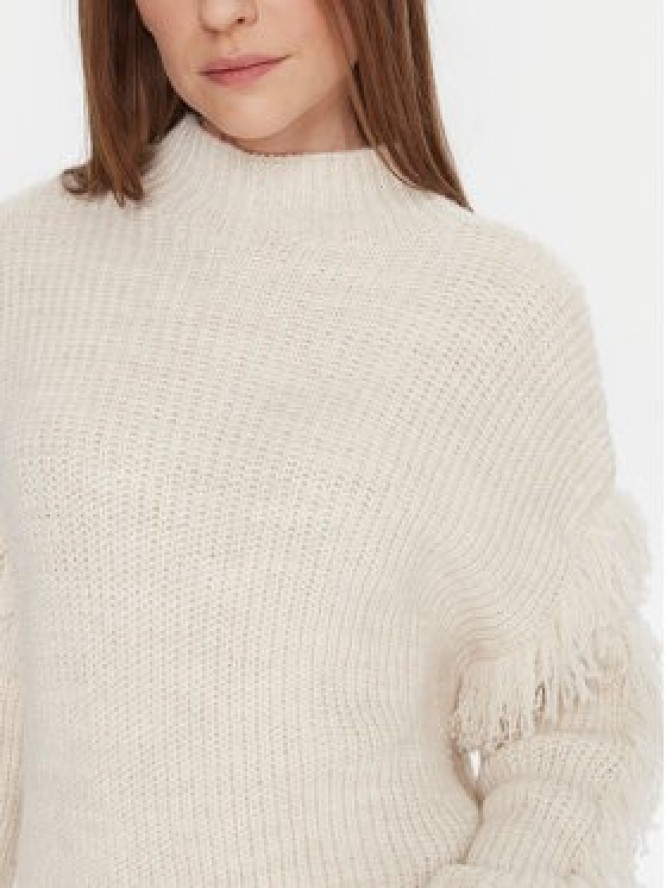 ONLY Sweter Molly 15363467 Beżowy Regular Fit