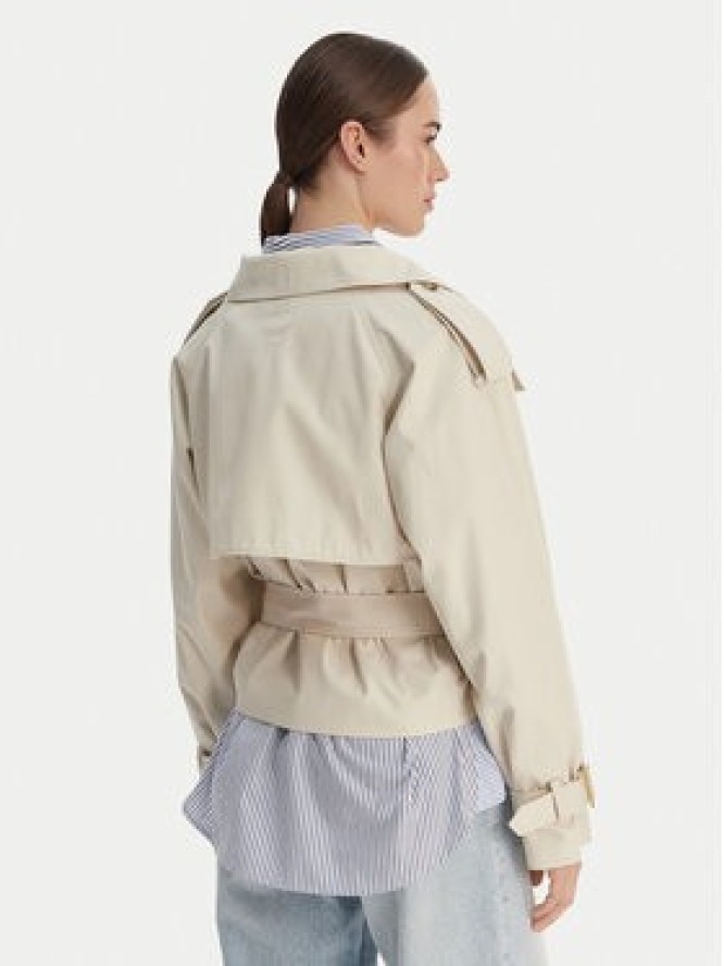 Tommy Hilfiger Trencz WW0WW50768 Beżowy Oversize