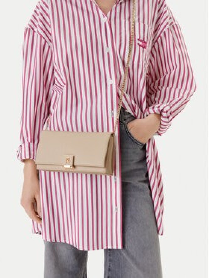 Tommy Hilfiger Torebka Th Her Flap W/Chain AW0AW17403 Beżowy
