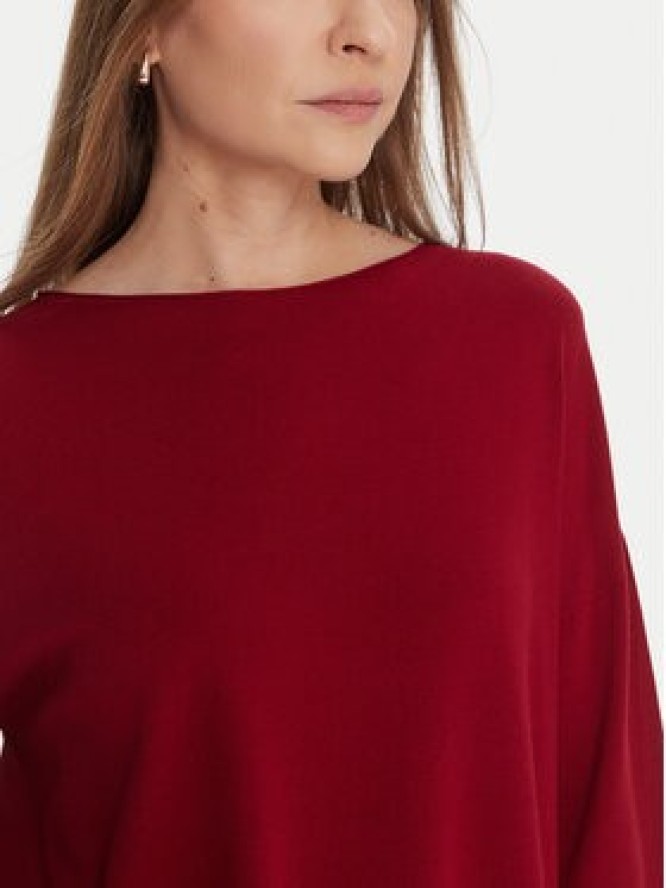 Kontatto Sweter 3M0801C Czerwony Regular Fit