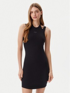 Tommy Jeans Sukienka codzienna DW0DW20331 Czarny Slim Fit