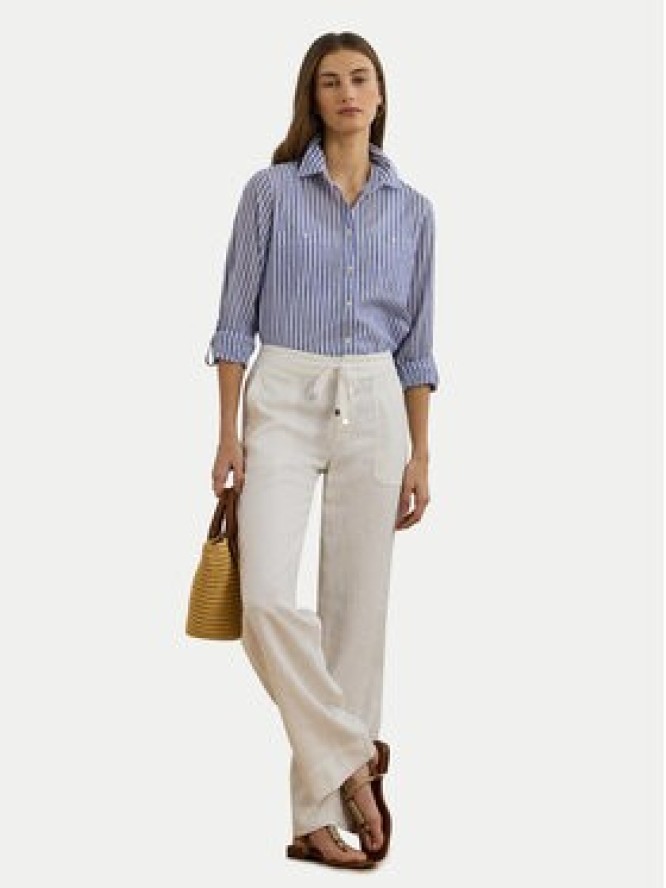 LAUREN RALPH LAUREN Koszula 200970150001 Niebieski Relaxed Fit