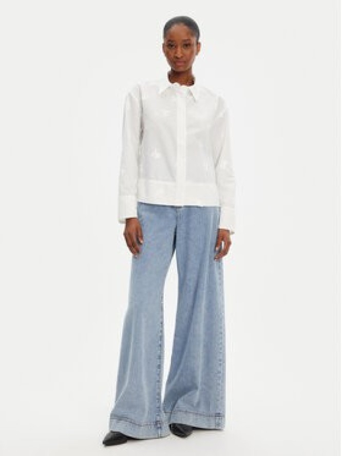 Munthe Koszula Kaseia 252103225229 Écru Regular Fit