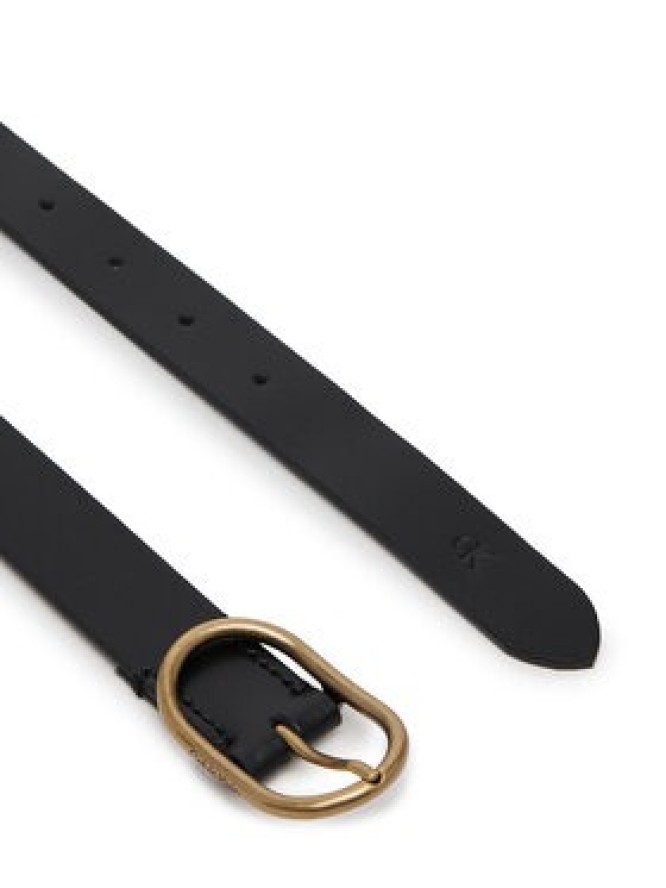 Calvin Klein Jeans Pasek Damski Casual Center Pin Buckle 25Mm LV04K7010G Czarny