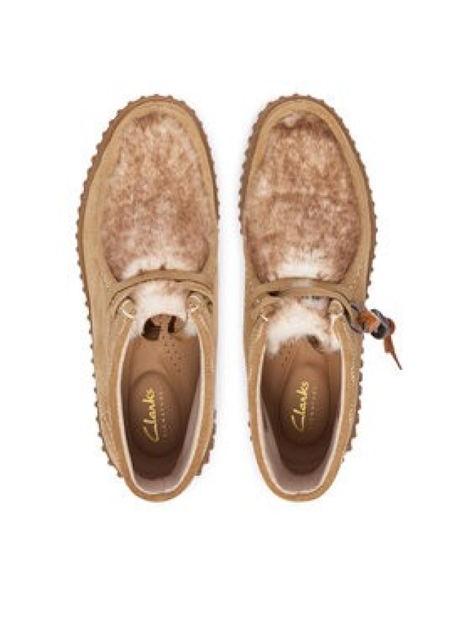 Clarks Trzewiki Torhill Moss 26329429 Beżowy jasny