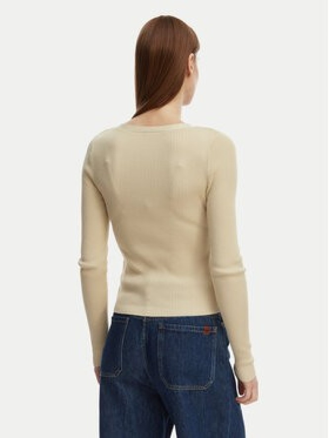 ONLY Kardigan Mist 15363392 Beżowy Slim Fit