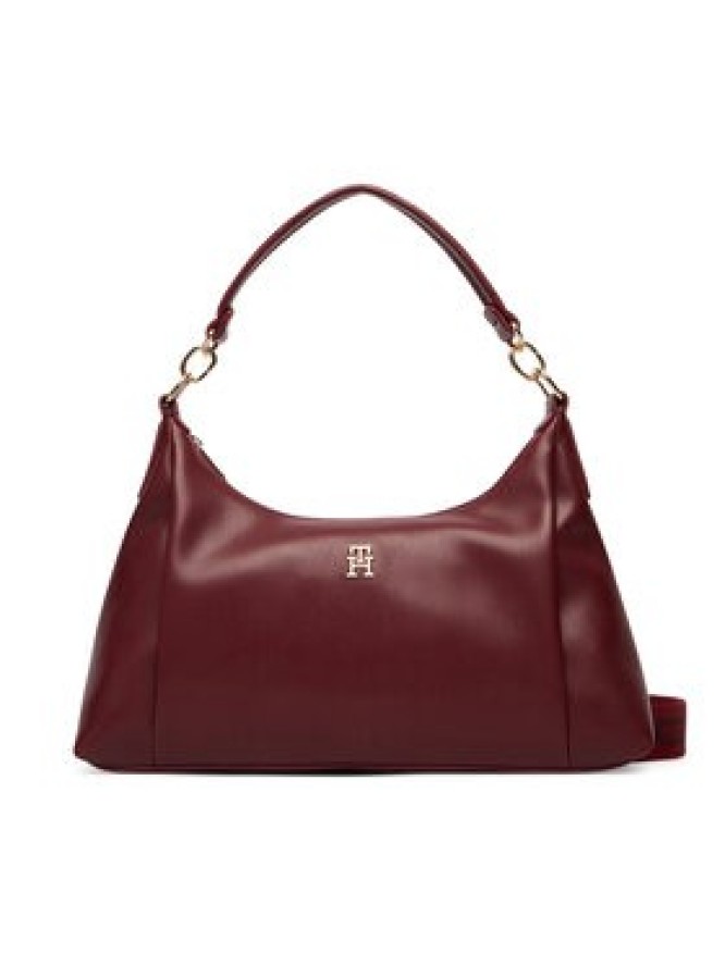 Tommy Hilfiger Torebka Th Essential Shoulder Bag AW0AW18374 Bordowy
