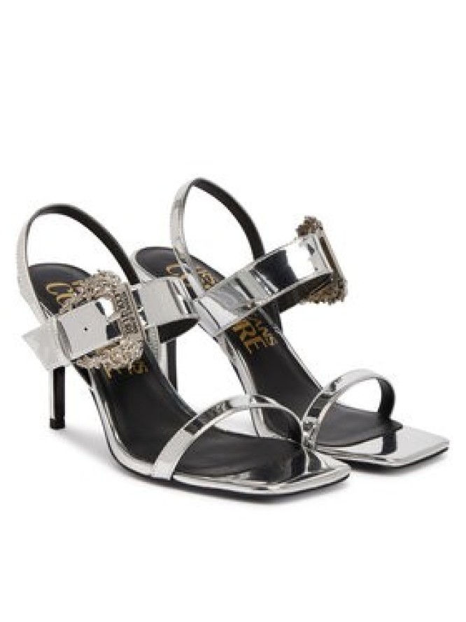 Versace Jeans Couture Sandały 80VA3S71 ZS406 900 Srebrny