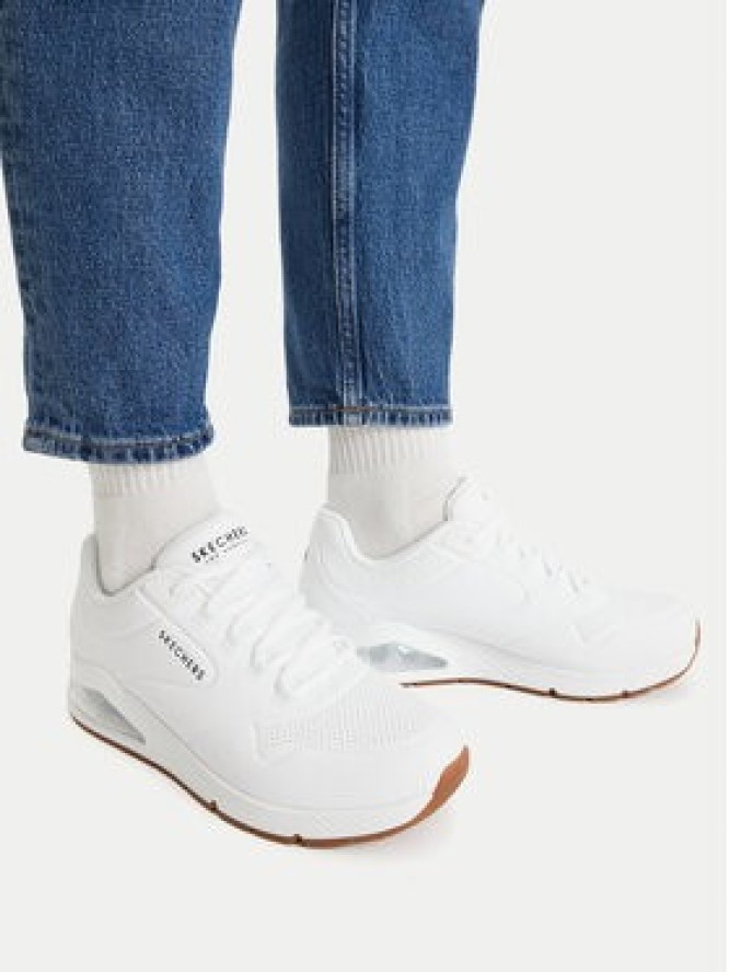 Skechers Sneakersy Uno 2 155543/WHT Biały