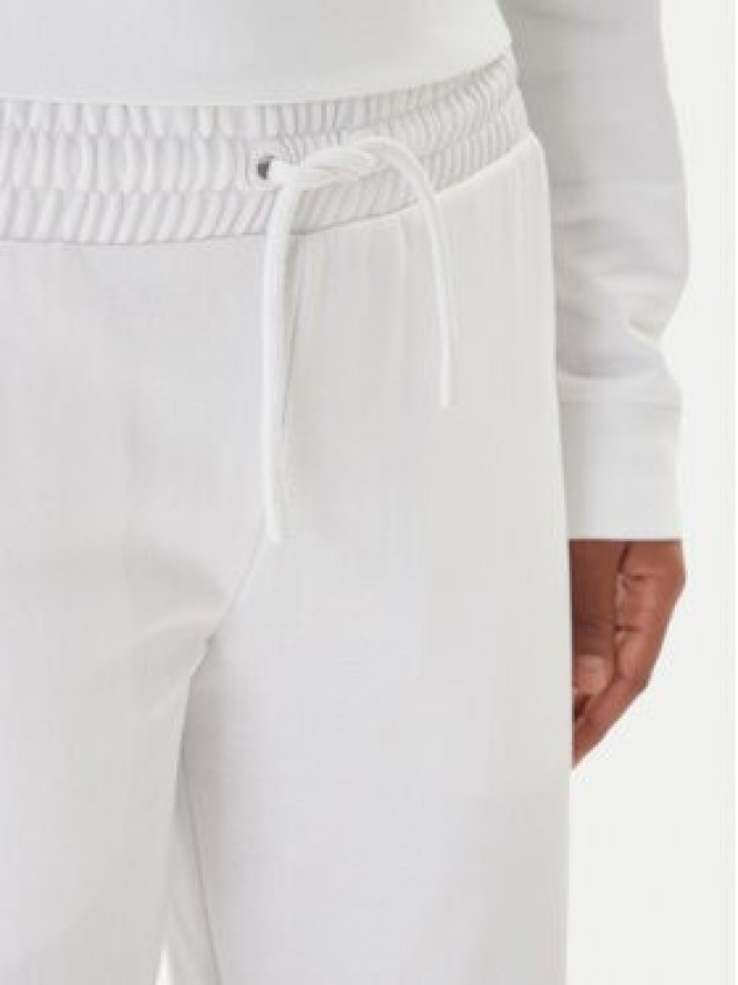 Kappa Spodnie dresowe Festa 331M34W Biały Regular Fit