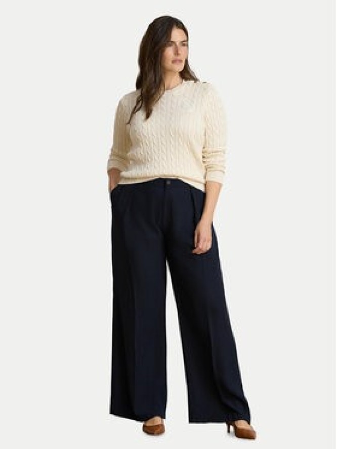 LAUREN RALPH LAUREN Sweter 200P14039003 Kremowy Regular Fit