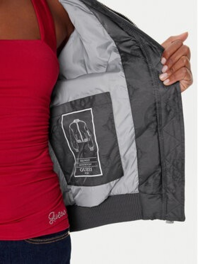 Guess Kurtka bomber W5YL08 WHDK2 Szary Regular Fit