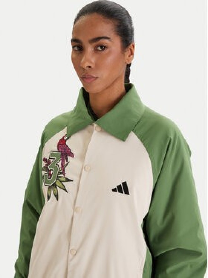 adidas Bluza Farm Rio Premium KD4611 Zielony Oversize