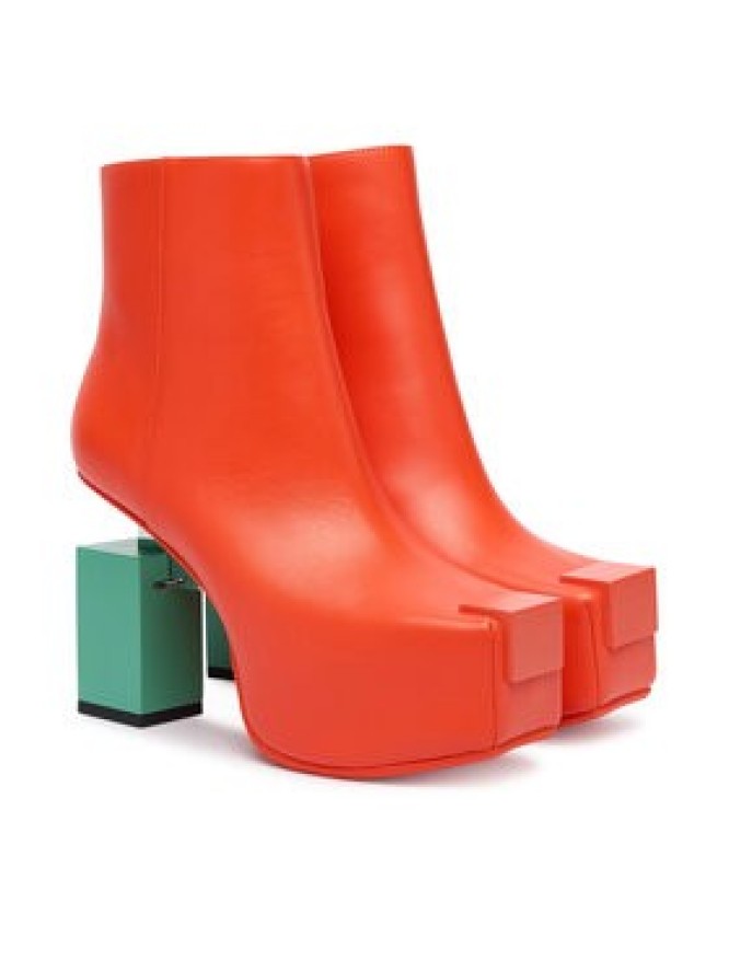 United Nude Botki Cubist Bootie 1094383616 Pomarańczowy