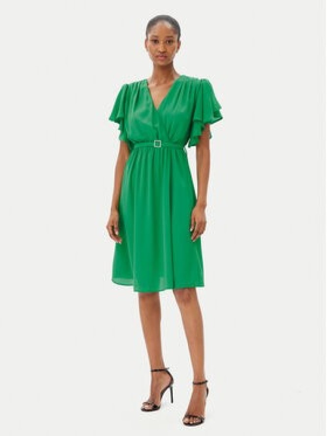 Artigli Sukienka koktajlowa ACAB002333 242 Zielony Regular Fit