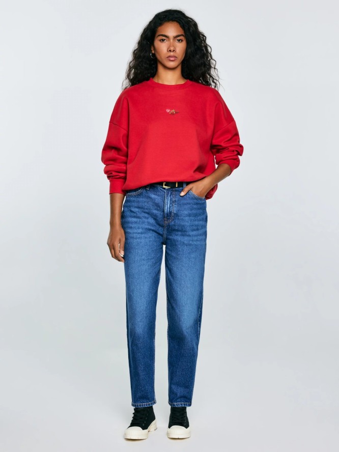 Trampki damskie wysokie czarne OO274008 906