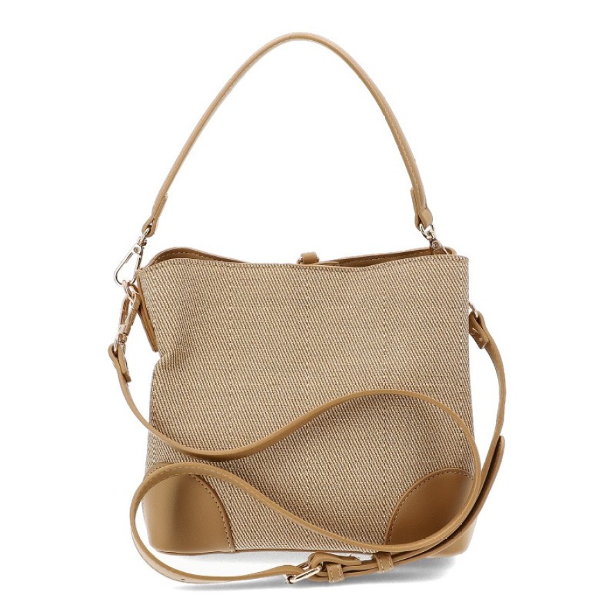 Brązowy Kuferek Big Star Modna Torebka Damska