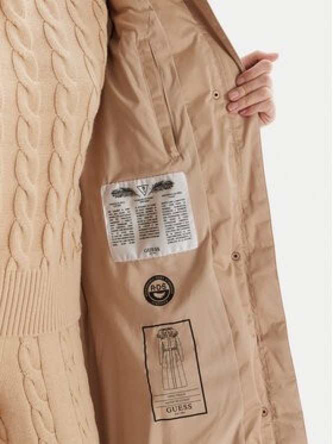 Guess Kurtka puchowa W5BL29 W2802 Beżowy Regular Fit