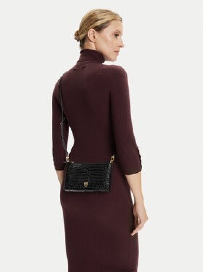 PINKO Torebka Flat Horizontal Mini AI 25-26 104277 A2OH Czarny