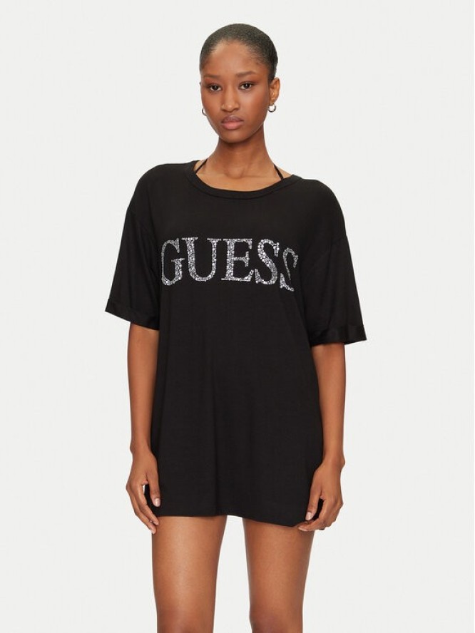 Guess T-Shirt E5GI07 K68D2 Czarny Regular Fit