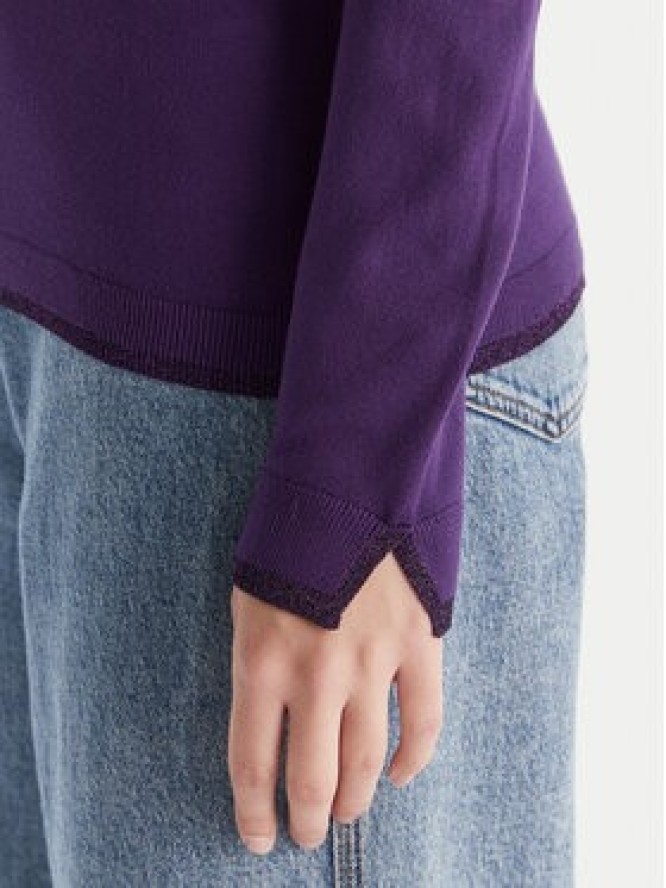 Liu Jo Sweter MF5226 MS49I Fioletowy Regular Fit