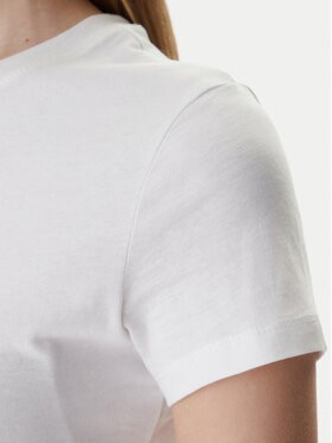 Tommy Jeans T-Shirt DW0DW22273 Biały Slim Fit