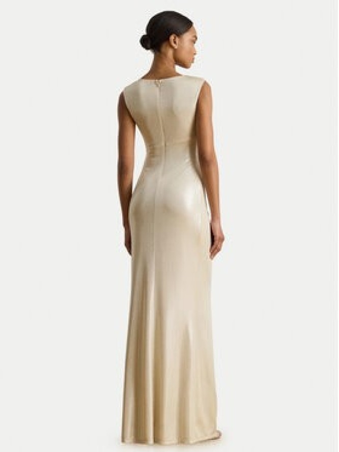 LAUREN RALPH LAUREN Sukienka wieczorowa 253P04060001 Beżowy Slim Fit