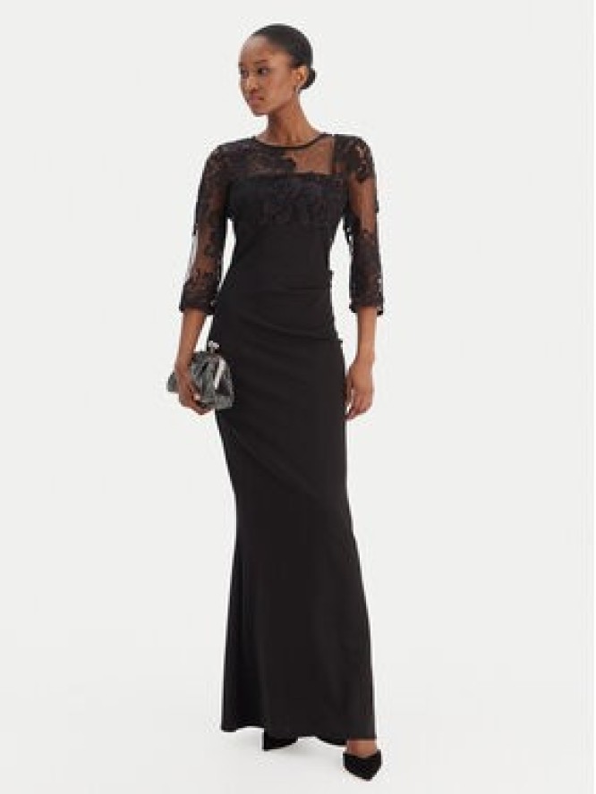 Rinascimento Sukienka wieczorowa CFC0126453003 Czarny Slim Fit