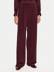 Marella Spodnie materiałowe Vanto 2523136065 Bordowy Regular Fit
