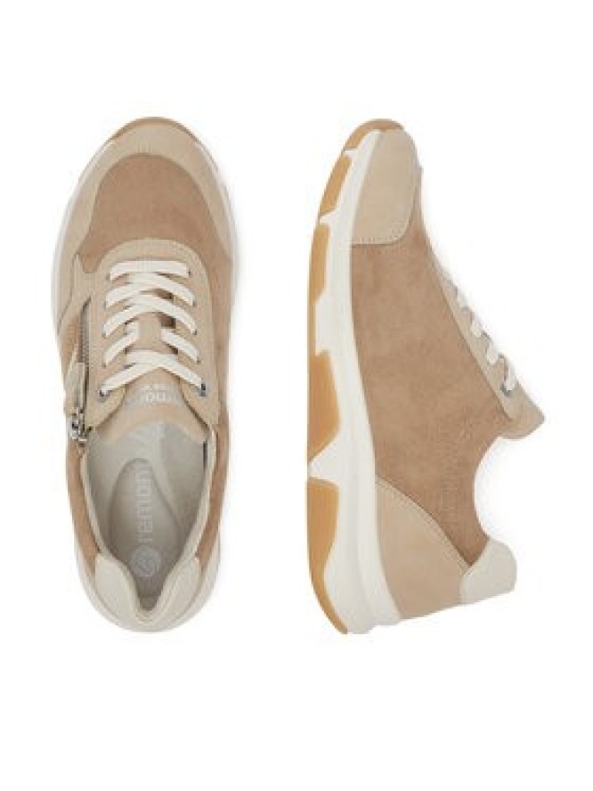 Remonte Sneakersy D1S04-60 Beżowy