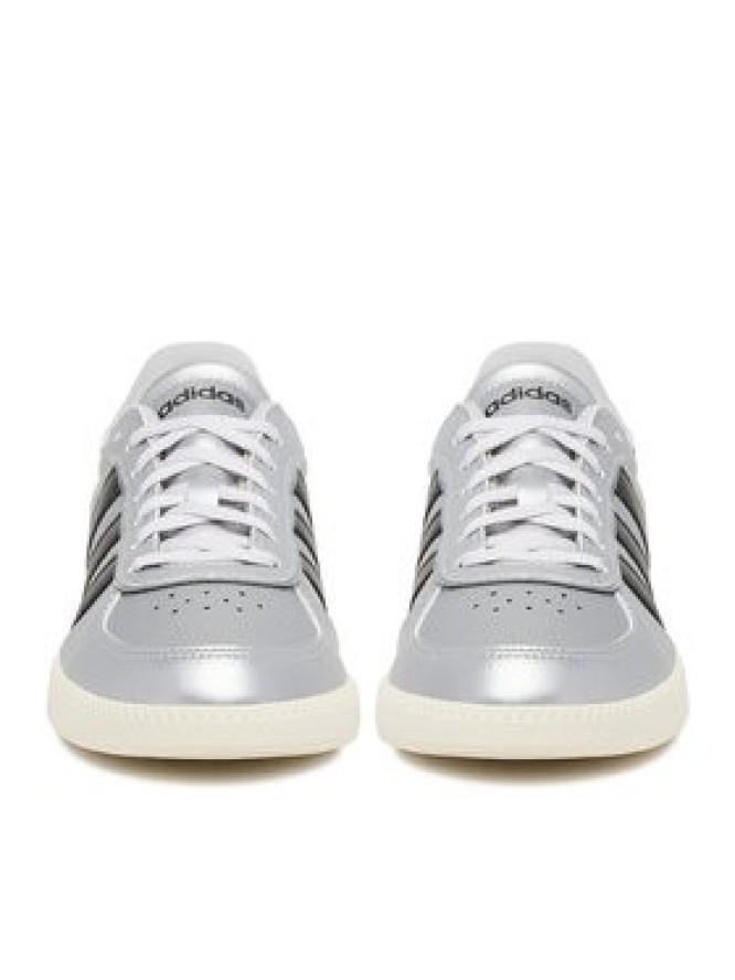 adidas Sneakersy BREAKNET SLEEK JQ8263 Srebrny