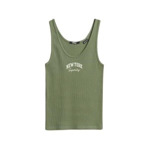 Damski wzorzysty tank top Superdry Athletic Essentials