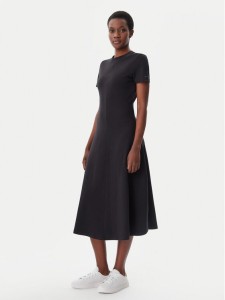 Tommy Hilfiger Sukienka codzienna WW0WW44547 Czarny Regular Fit