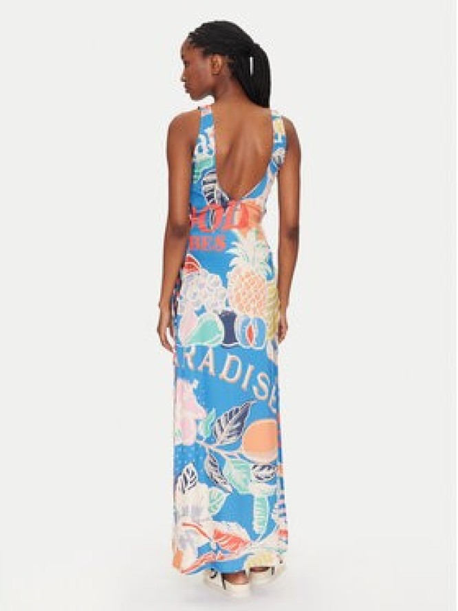 Maaji Sukienka letnia PT2648CLD001 Niebieski Regular Fit