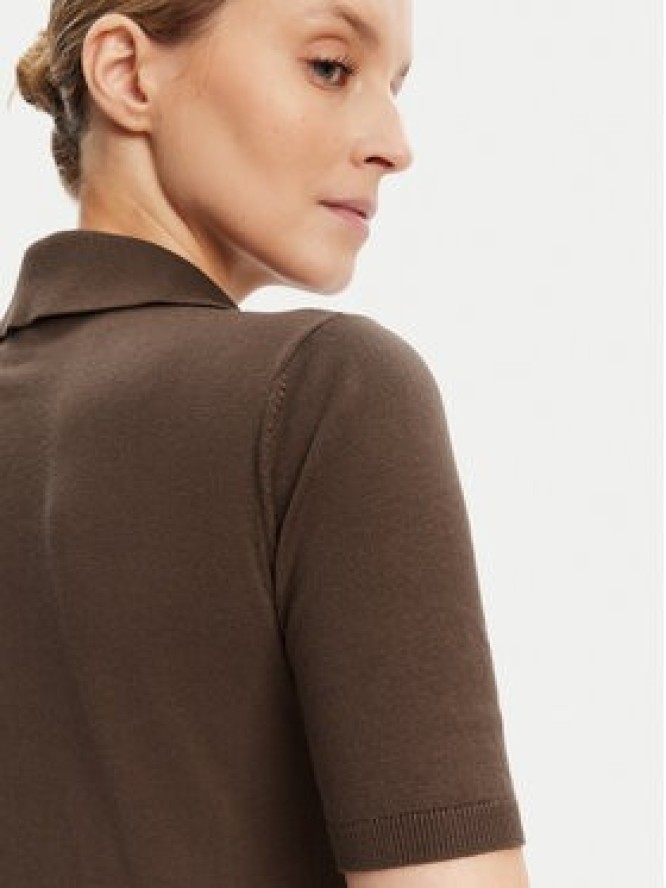 Weekend Max Mara Polo Roncolo 2525366071 Brązowy Regular Fit