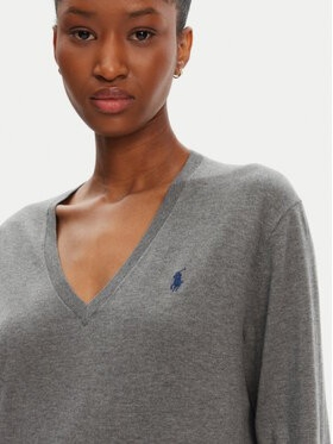 Polo Ralph Lauren Sweter 211972105001 Szary Straight Fit
