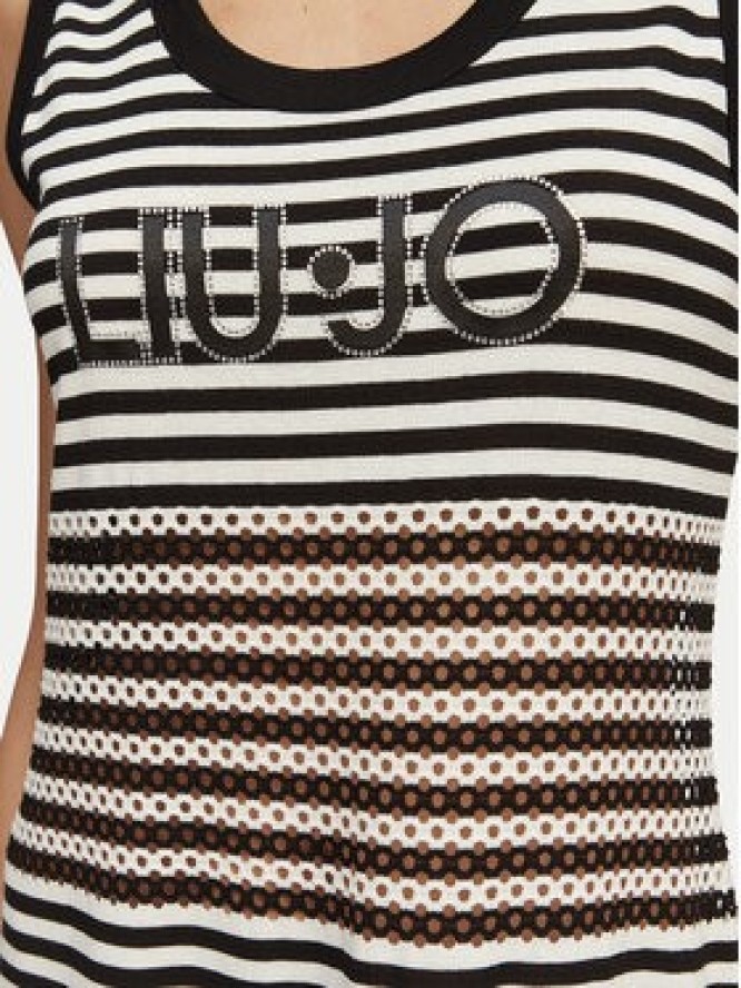 Liu Jo Beachwear Sukienka letnia VA6198 J3908 Czarny Slim Fit