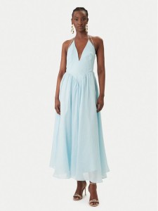 Bardot Sukienka koktajlowa Arletha Halter 59963DB3 Błękitny Regular Fit