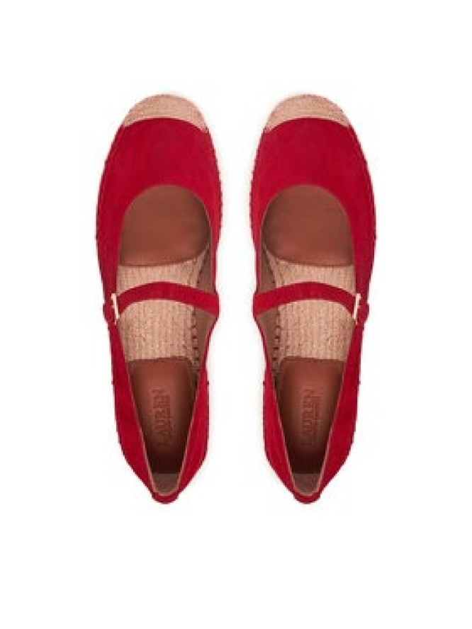 LAUREN RALPH LAUREN Espadryle 802P06401002 Czerwony