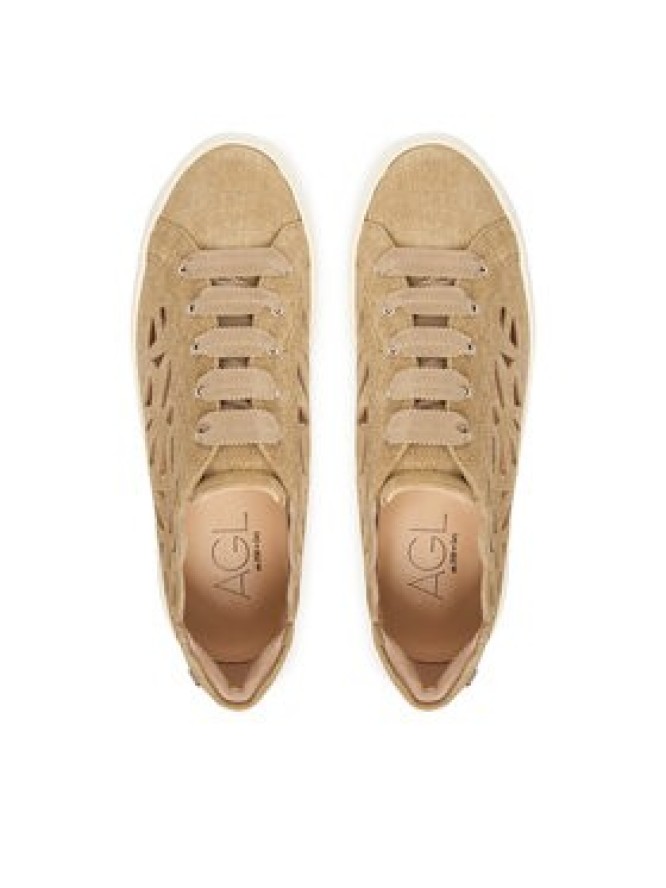 AGL Sneakersy Mandi D925249PGKV235E311 Brązowy