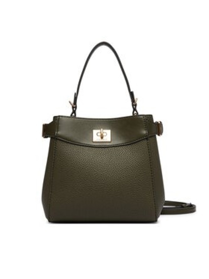 Calvin Klein Torebka Mix Media Crossbody LV04F3885G Zielony ciemny