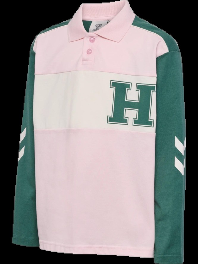 hummel polo z długim rękawem z dżerseju - bawełna organiczna – BALLERINA